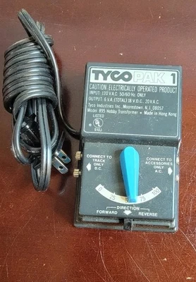 TYCO PAK 1 Model 895 Hobby Transformer 🇺🇸 SHIPPED  - Image 1 of 3