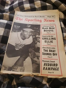 The Sporting News August 19th, 1967 Vol. 164, No. 5 Paul Blair, Redbird Rampage - Picture 1 of 24