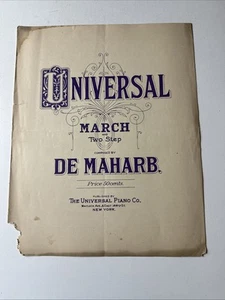Partituras: Universal March and Two Step DE Maharb - Imagen 1 de 3