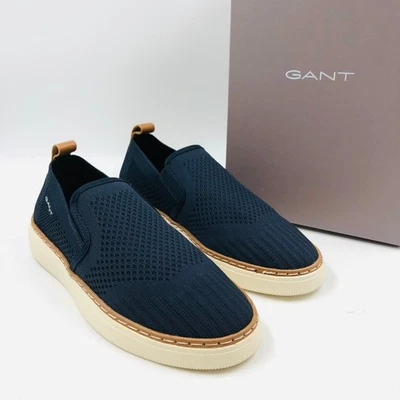 GANT Para hombres Azul Oscuro Tejido Tenis Entrenadores Zapatos EUR 43 UK 8.5 US 9.5 Foto 1 de 4