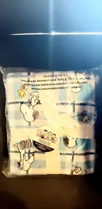 Peanuts Berkshire Velvet Soft Throw Snoopy Blue Background 55 x 70” NEW - Picture 1 of 5