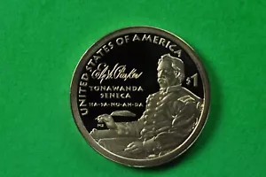 2022-S Deep Cameo GEM Proof (Sacagawea / Nativi americani) moneta da un dollaro USA - Foto 1 di 2