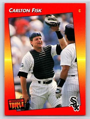 1992 Triple Play #149 Carlton Fisk  Chicago White Sox - Image 1 of 2