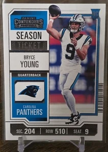 Panini Contenders 2023 - Boleto de temporada #15 Bryce Young (RC) - Imagen 1 de 2