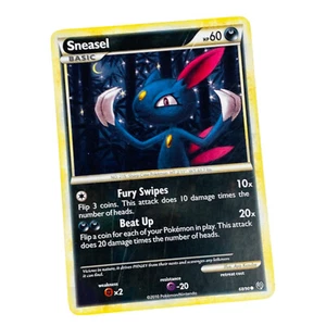 Pokemon Karte HeartGold SoulSilver HS Unerschrocken Common Sneasel 68/90 - Bild 1 von 2