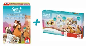 DreamWorks - Spirit - Abenteuer in Miradero + Spielebox 3in1 vier Spiele Kinder - Bild 1 von 3