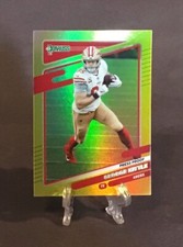 George Kittle GOLD PRESS PROOF 2021 Donruss HOLO PREMIUM STOCK #54 SF 49ers