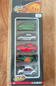 Corgi Wheelz TY93204 Diecast Lot de 5 voitures miniatures différentes NEUF - Photo 1/3