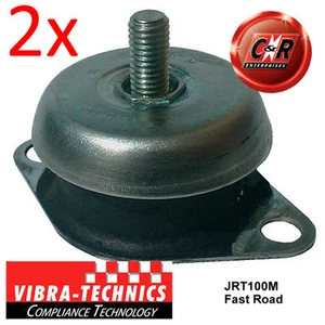 Fits 2 x Triumph 2000 2.5+Pi / TC 64-75 Vibra Technics Eng Mnt Road+Race JRT100M - Picture 1 of 1