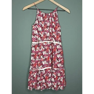 Nordstrom Girls Gauze Floral Tiered Lightweight Sundress Large 10-12 NWOT - Picture 1 of 13