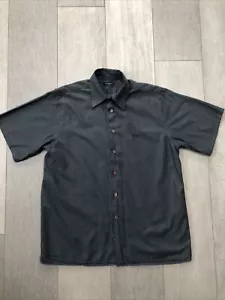 Henri Lloyd Grey Short Sleeve Dark Sleeve Shirt - Size Medium - Picture 1 of 11