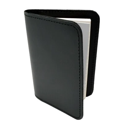 PERFECT FIT Police Leather Book Style Memo Book Cover 3x5 Pocket Notebook Note Pad Black