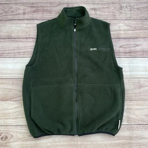 Vintage Russell Athletic Fleece Vest Men Size XL Green - Picture 1 of 7