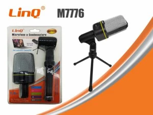 Microphone à Condensateur Pour Smartphone Tablette PC Portable Linq M7776 - Photo 1/1