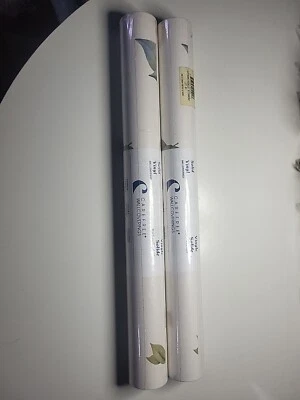 2 revestimentos de parede despreocupados papel de parede vinil lacrado 56 pés quadrados rolo A - Imagem 1 de 4