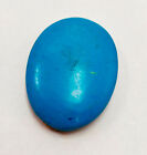 Blue Turquoise Lab-Created Oval Cabochon Loose Gemstone T11