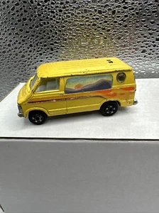 RARE ZYLMEX P320 Yellow Dodge Van 1:64 Scale Hong Kong Metal Base - Picture 1 of 5