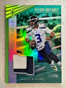 Russell Wilson Phoenix Veteran Materials Green Prime 2017/5 raro # 5/5 belleza - Imagen 1 de 3
