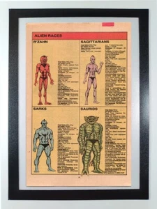 Manual Oficial de Carreras Alienígenas Universo Marvel - Página de cómic enmarcada - Imagen 1 de 7