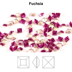 Superior PRIMERO 4428 Square Fancy Stones Crystals * Many Colors & Sizes - Picture 1 of 25