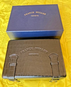 FRANCK MULLER GENEVE EMPTY Leather WATCH BOX EX Condition #T54 - Picture 1 of 11