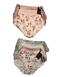 Laura Ashley 5er Pack Full Slip Stretch Höschen Geschenkset Größe Large Neu - Bild 1 von 12