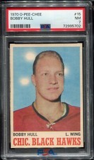 1970-71 O-Pee-Chee #15 Bobby Hull Chicago Blackhawks PSA 7