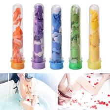 Portable Body Washing Bath Test Flakes Tube Flower Paper Soap Slice For Travel