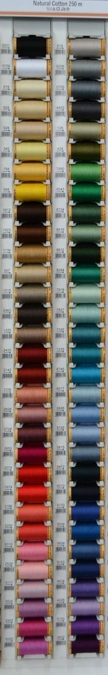 Gutermann Creativ 100% Natural Cotton Thread, 250m Spool, Column 2 Colours - Image 1 of 1