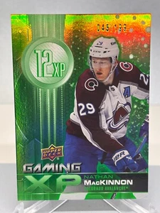 24-25 Nathan MacKinnon/199 #GXP-14 Colorado Avalanche UD Gaming XP Verde - Imagen 1 de 2