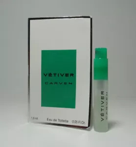NEW IN CARD Vetiver Carven by Carven for Men - 1.6 ml EDT Spray Vial - Picture 1 of 1