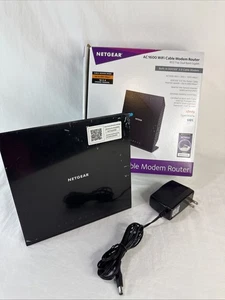Netgear AC1600 WI-FI Cable Modem Router Model C6250 W Box No Ethernet Cable - Picture 1 of 16