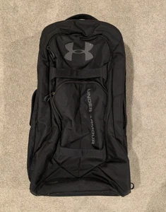 Under Armour Checked Bag Rolling Travel Bag Suitcase Black Large 29 inch - READ - Picture 1 of 18
