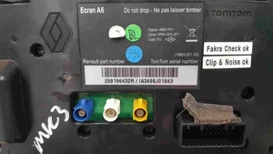 Renault Clio MK3 2009-2012 Sat Nav Navigation Display 259156432R - Picture 1 of 5