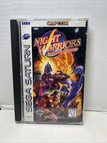 Night Warriors: Darkstalkers' Revenge (Sega Saturn, 1996) CIB W/ Case & Manual