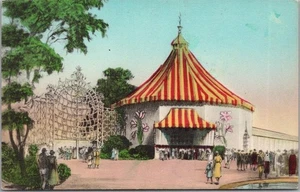 1939 New York World's Fair Postcard HORTICULTURAL EXHIBIT Albertype Hand-Colored - Picture 1 of 2