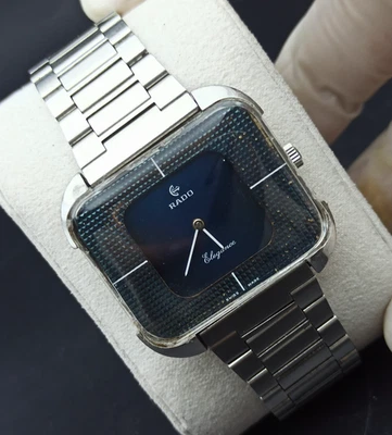 ORIGINAL RADO TV WATCH ELEGANCE MODEL VINTAGE MANUAL MEN 70s & RARE - Image 1 of 4