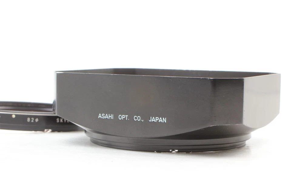 [N MINT] Asahi Pentax Metal Hood + Filter for Takumar 6x7 75mm F4.5 Lens Japan - Image 1 of 4