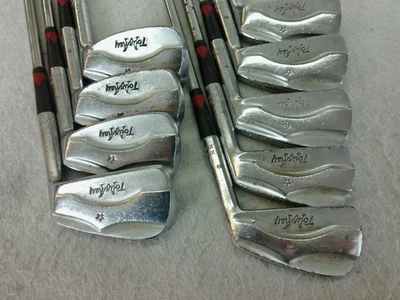 VINTAGE MACGREGOR TOURNEY MT2 CF4000 2-11 IRON SET PRO-PEL #2 STIFF STEEL MEN RH - Image 1 of 4