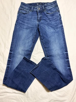 Мужские джинсы BKE 30x32 Alec синие прямые штанины эластичные вестерн искусственно состаренные - Изображение 1 из 4