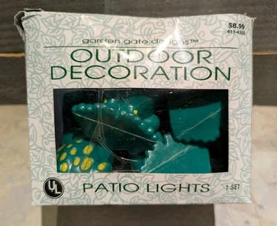 Rana Vintage 10 Cuerdas Luz Patio Y2K Kitchy Naturaleza Probada Funciona Foto 1 de 4