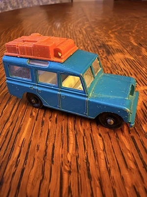 Lesney No.12 路虎 Safari 蓝色英国制造复古火柴盒系列 — 第 1/4 张图片