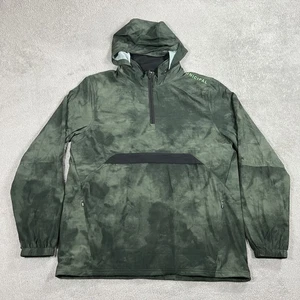 Municipal Jacket Men Medium Green Sport Utility Gear Golf Anorak Hooded Packable - Picture 1 of 10