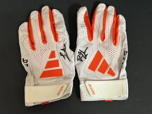 Drew Gilbert Mets Auto Signed 2024 Game Used Batting Gloves Beckett Hologram -- - Imagen 1 de 3