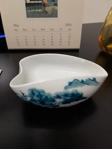 Replacement Arita Ware Tea Bowl Katakuchi Sometsuke Style - Picture 1 of 7