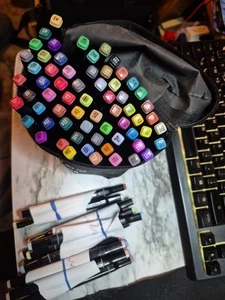 80 touch art life duel tip art coloring pens - Picture 1 of 7