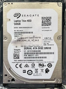 Seagate Laptop Thin HDD 500GB 7.2K 32MB 2.5'' ST500LM023. - Picture 1 of 2