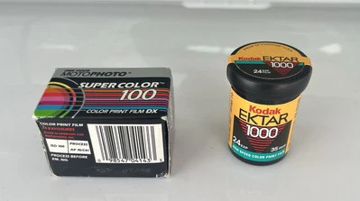 Kodak Ektar 1000 & Motophoto Super Color 100 Film - Image 1 of 3