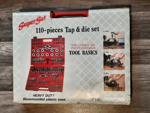 Super Set 110 Pieces Tap &Die Set Heavet Duty - Picture 1 of 8