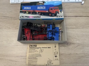 Kibri Kit di Costruzione H0 10262 Man Planenlastzug Dietrich Ricostruita IN Conf - Foto 1 di 1